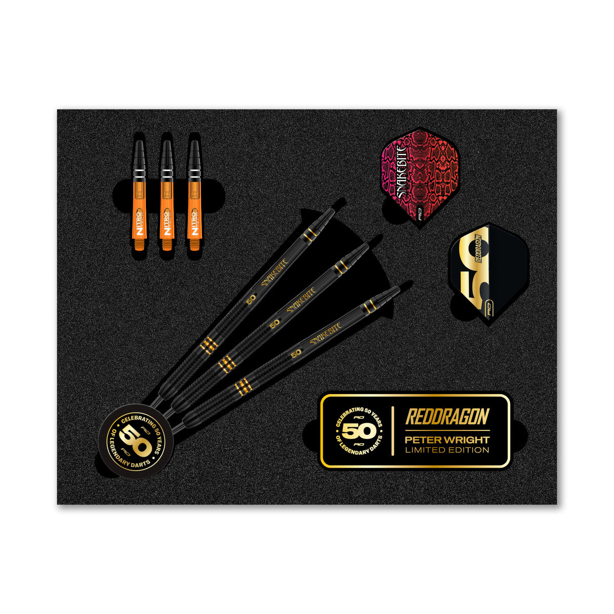 Peter Wright - 50 Years Player Edition Steeldarts - DreamDarts Dartshop