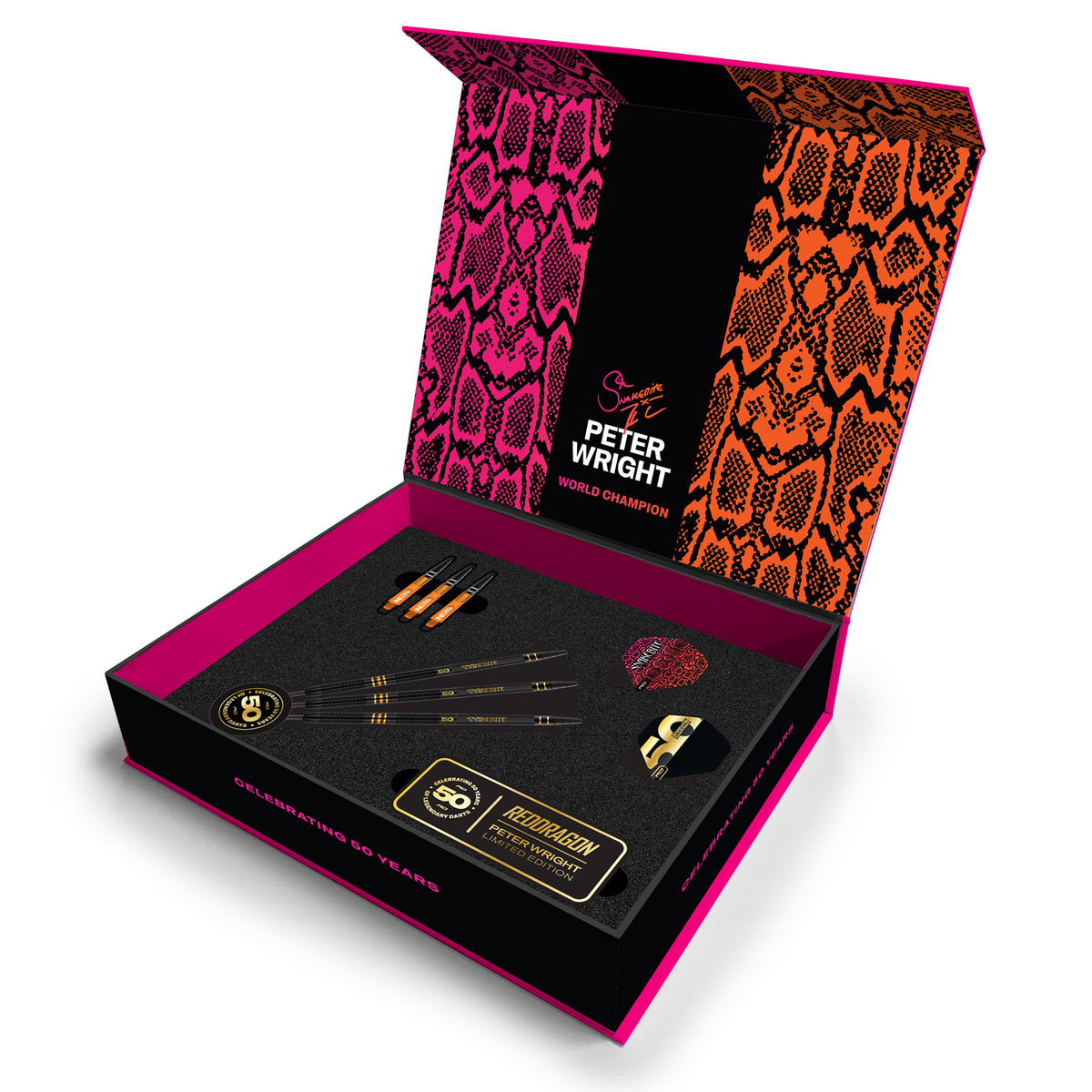Peter Wright - 50 Years Player Edition Steeldarts - DreamDarts Dartshop