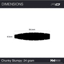 RED DRAGON Chunky Stumpy 24 Gramm 85% STEELDARTS Limited Edition - DreamDarts Dartshop