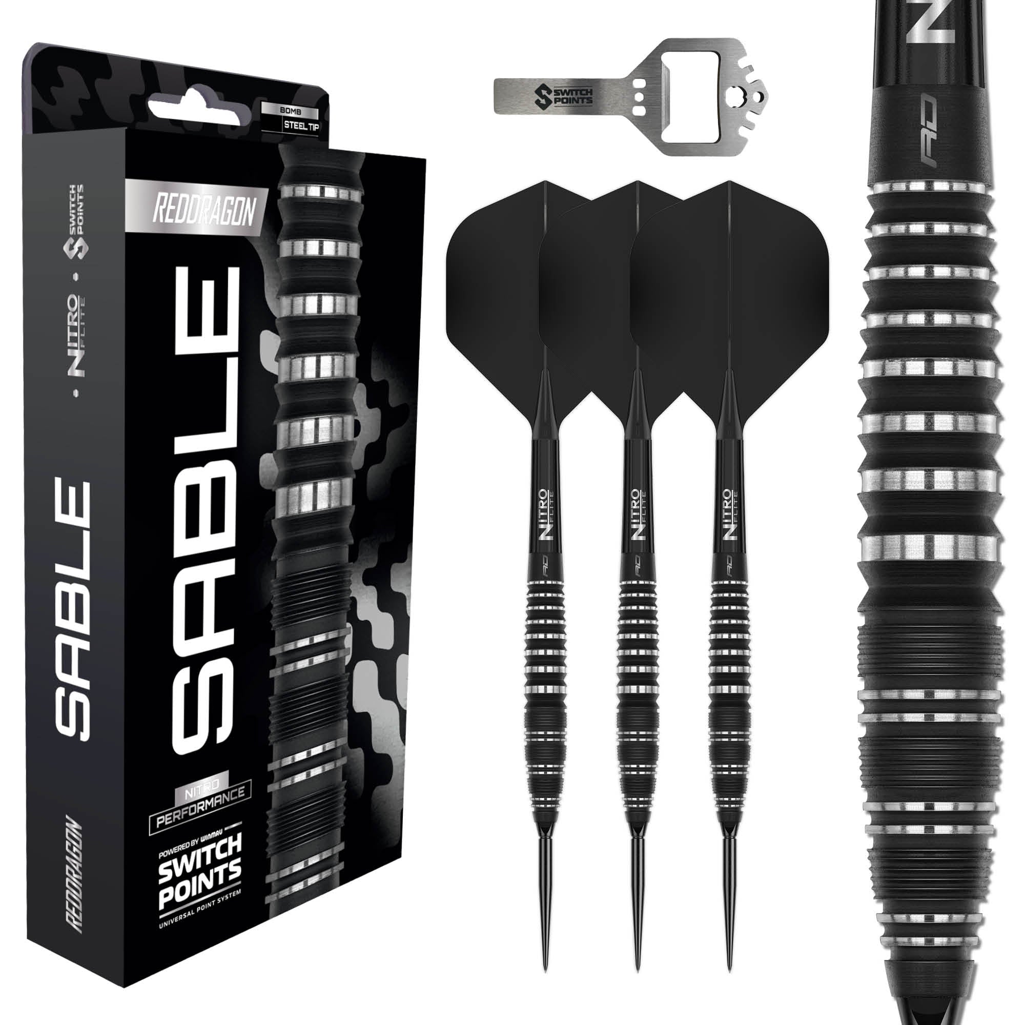 Sable Bomb 90% SwitchPoint Darts - DreamDarts Dartshop