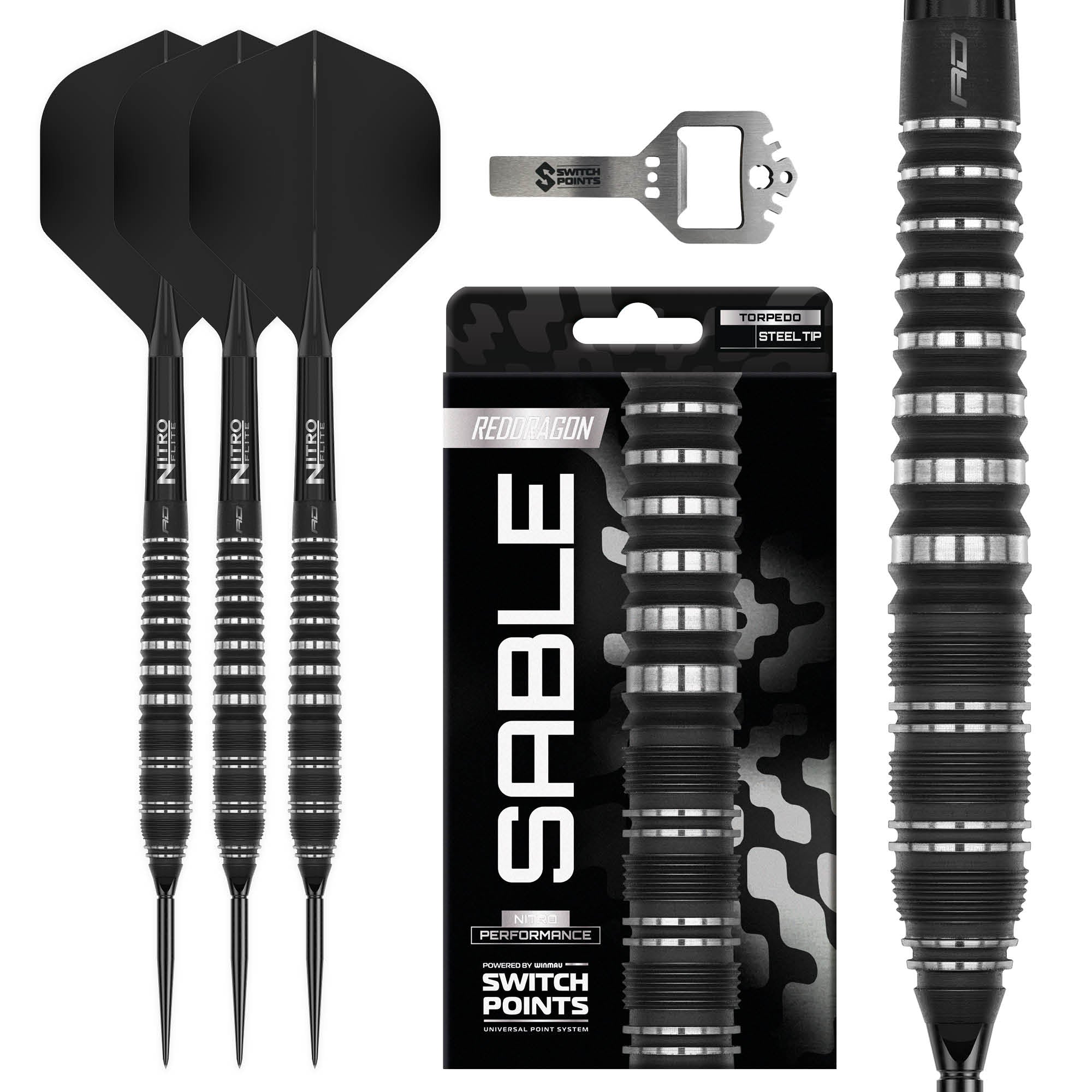 Sable Torpedo 90% SwitchPoint Darts - DreamDarts Dartshop