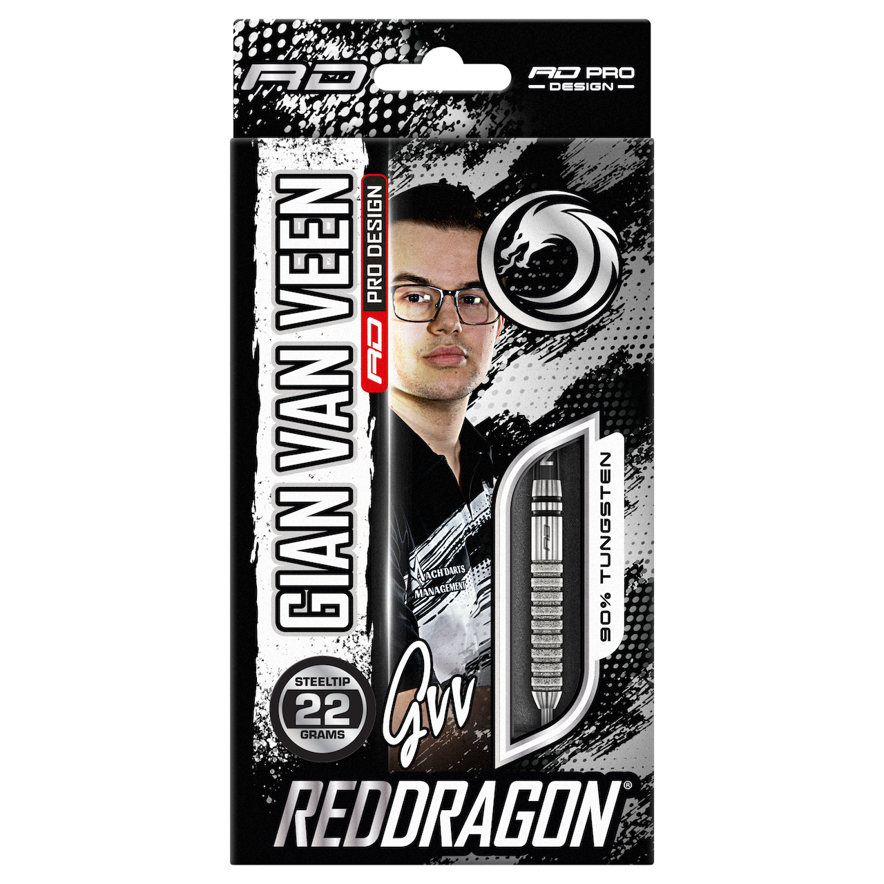 Gian van Veen Tour Edition 90% Steeldarts - DreamDarts Dartshop