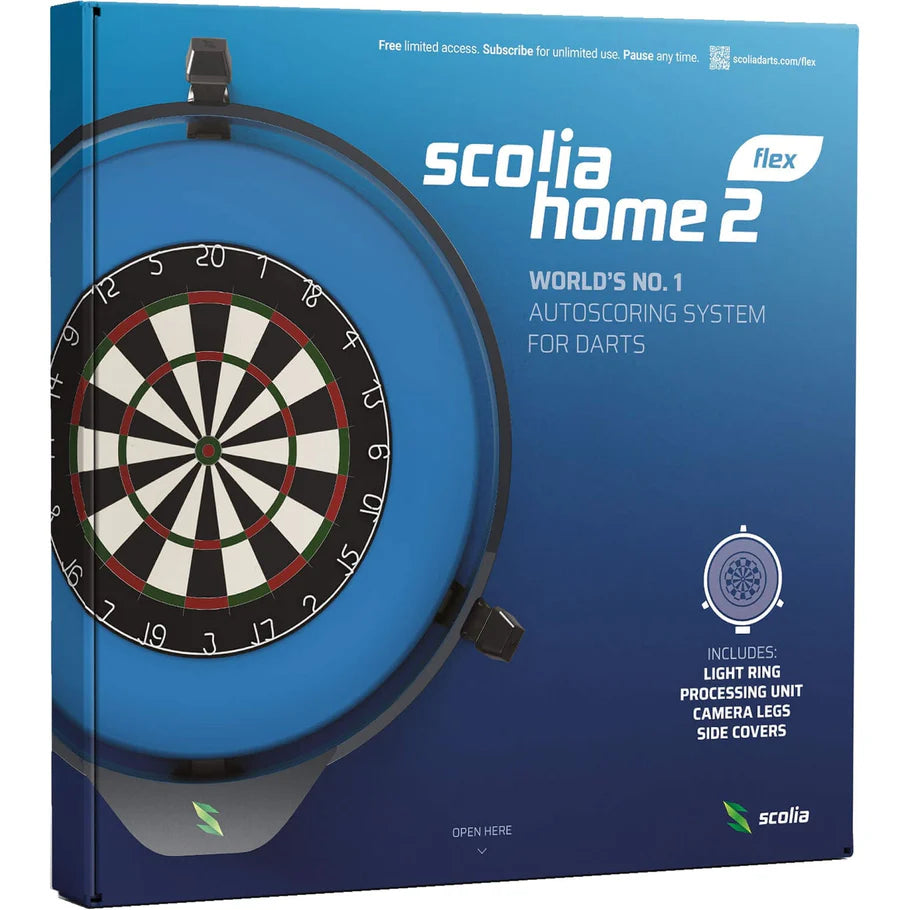 Scolia Home 2 Flex Autoscoring System - mit Beleuchtung - DreamDarts Dartshop