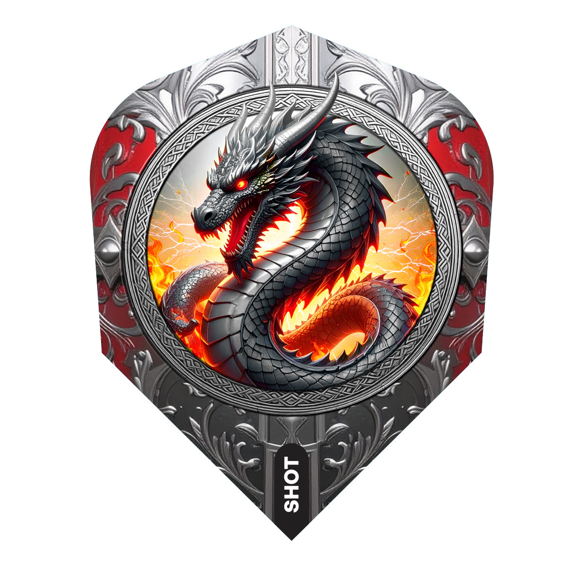 Future Knight The Dragon No.6 Flights - DreamDarts Dartshop