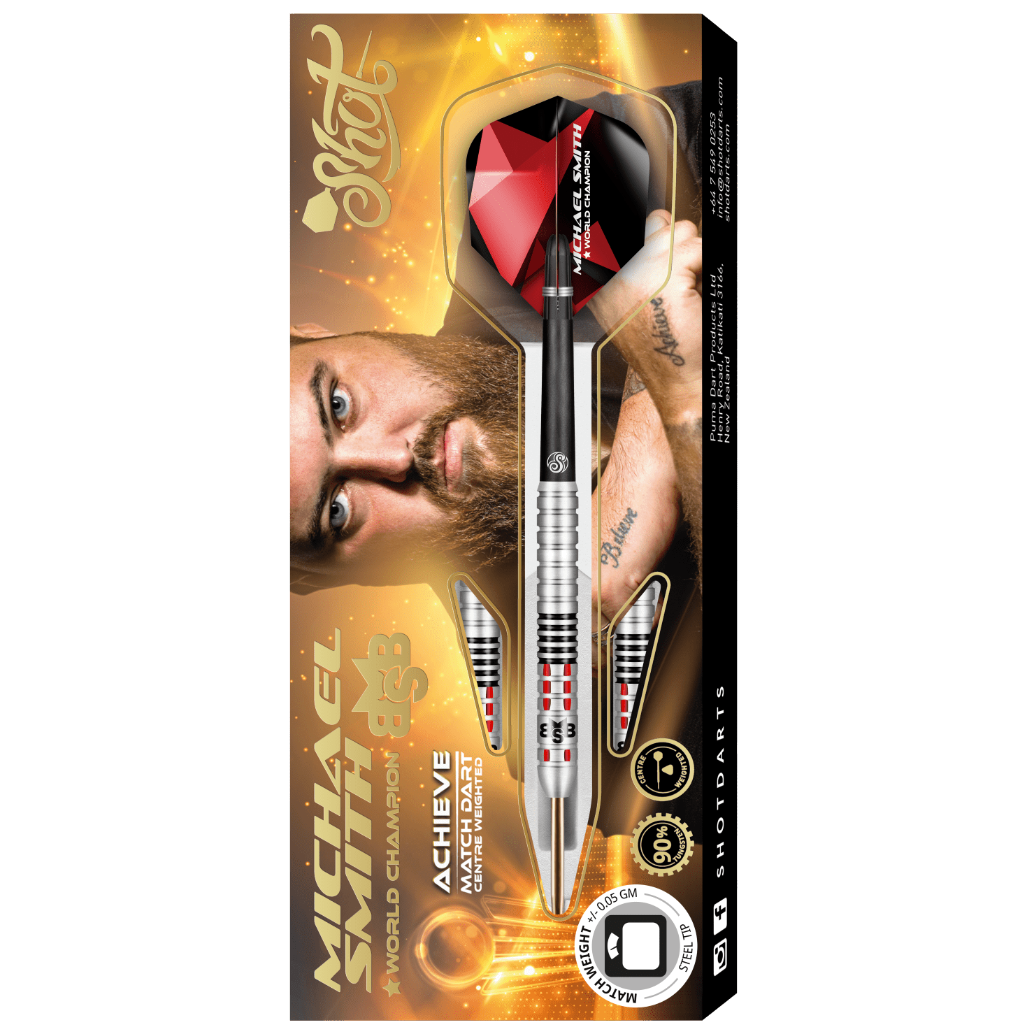 Michael Smith Achieve 90% Steeldarts - DreamDarts Dartshop