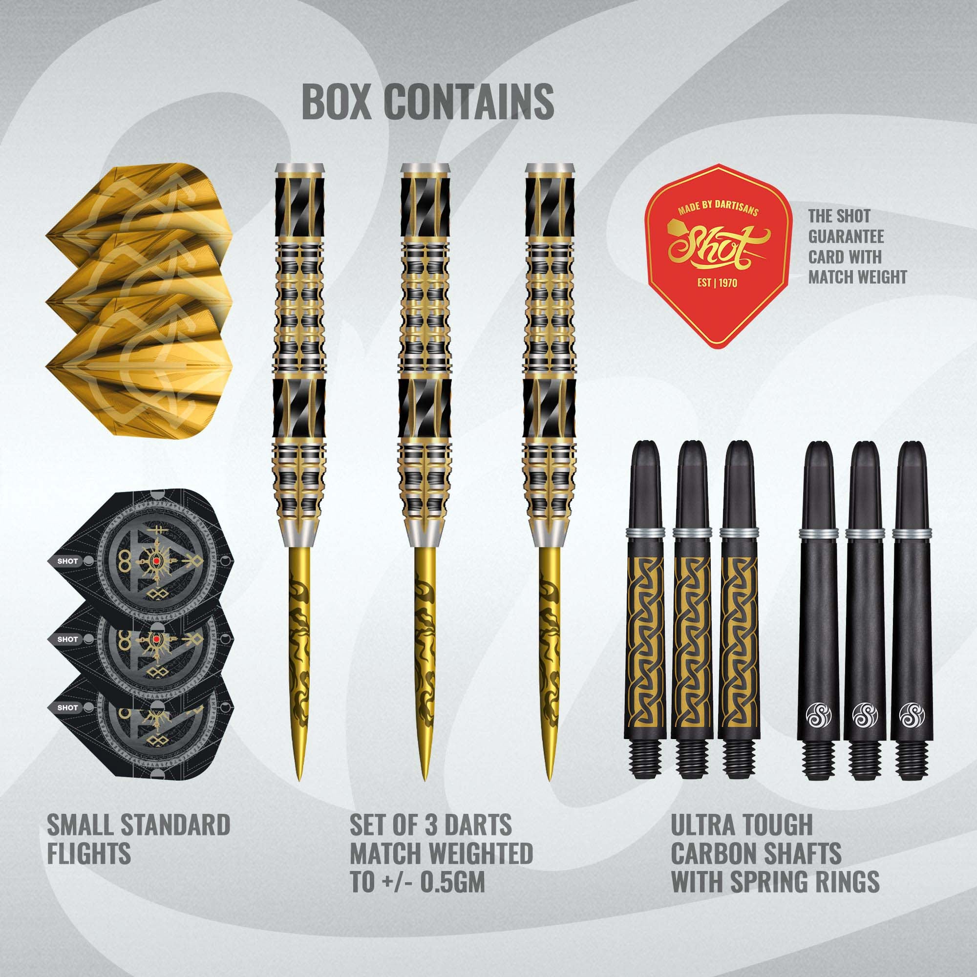 Shot Alchemy Auro 90% Steeldarts - DreamDarts Dartshop