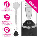 Signature Swiss Points RST Schwarz - DreamDarts Dartshop