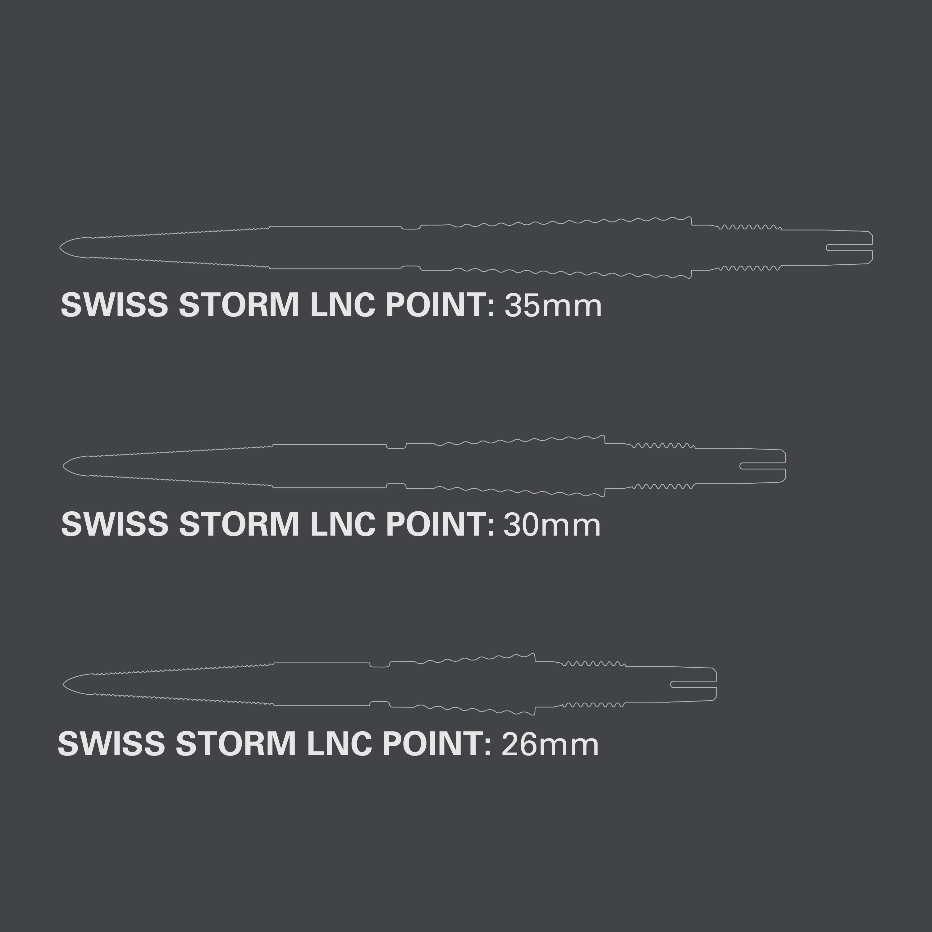 SWISS STORM LNC POINTS - DreamDarts Dartshop