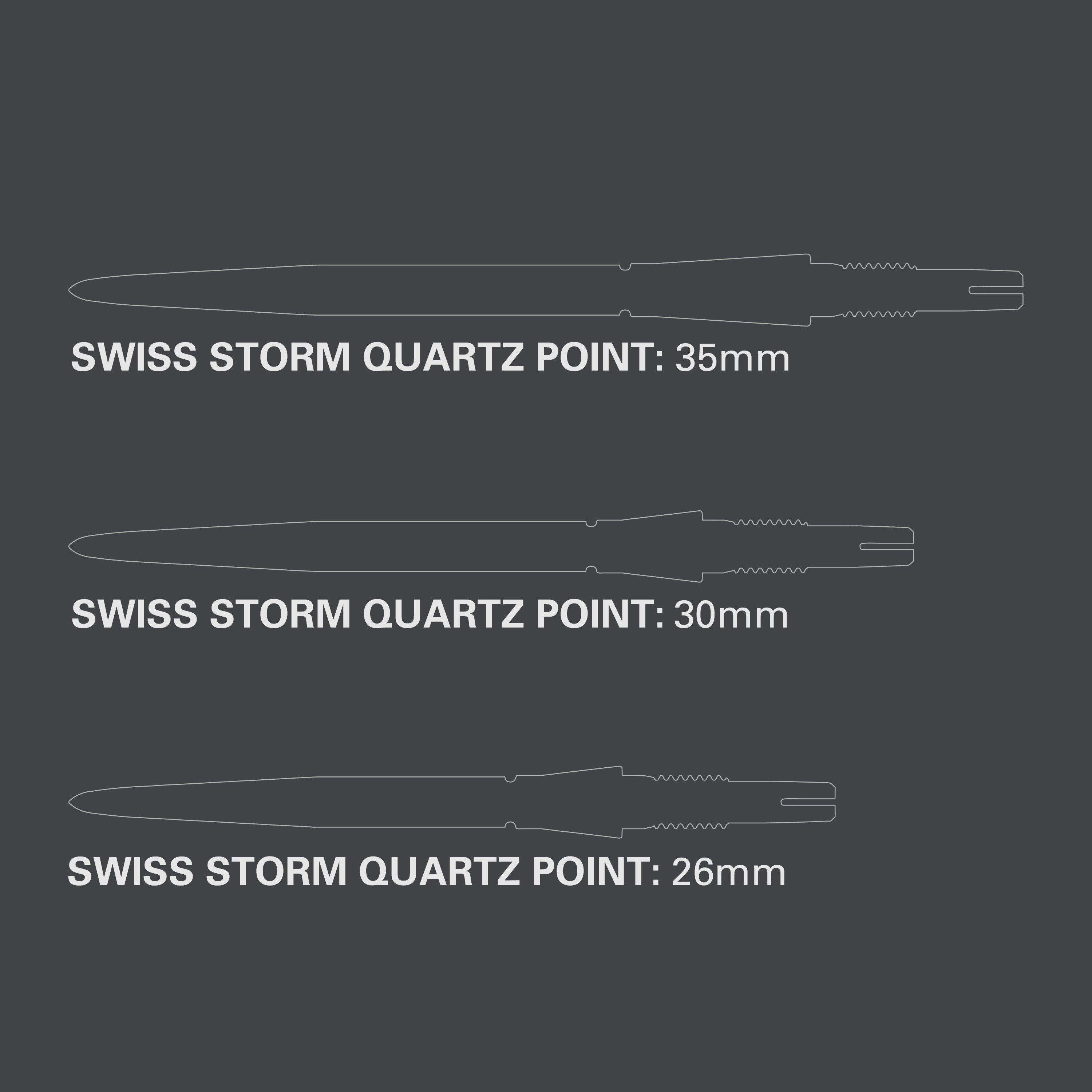 SWISS STORM QUARTZ POINTS - DreamDarts Dartshop