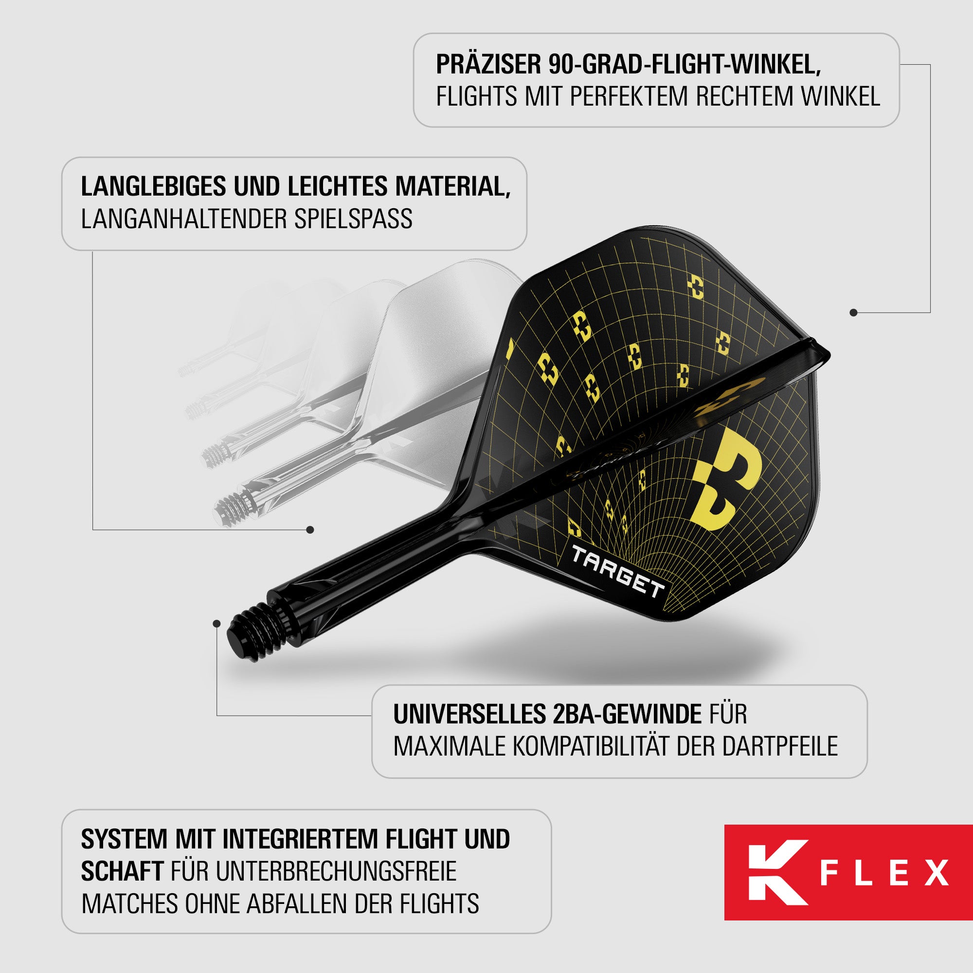BOLIDE K-FLEX No. 2 Standard - DreamDarts Dartshop