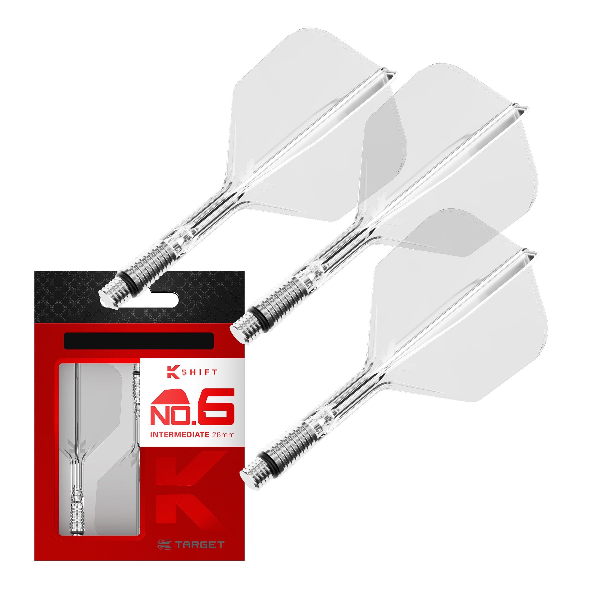 K-SHIFT CLEAR NO.6 SHAPE - DreamDarts Dartshop