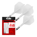 K-SHIFT WHITE NO.6 SHAPE - DreamDarts Dartshop