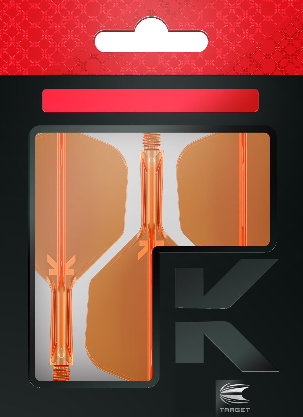 K-FLEX No.2 STANDARD NEON ORANGE - DreamDarts Dartshop