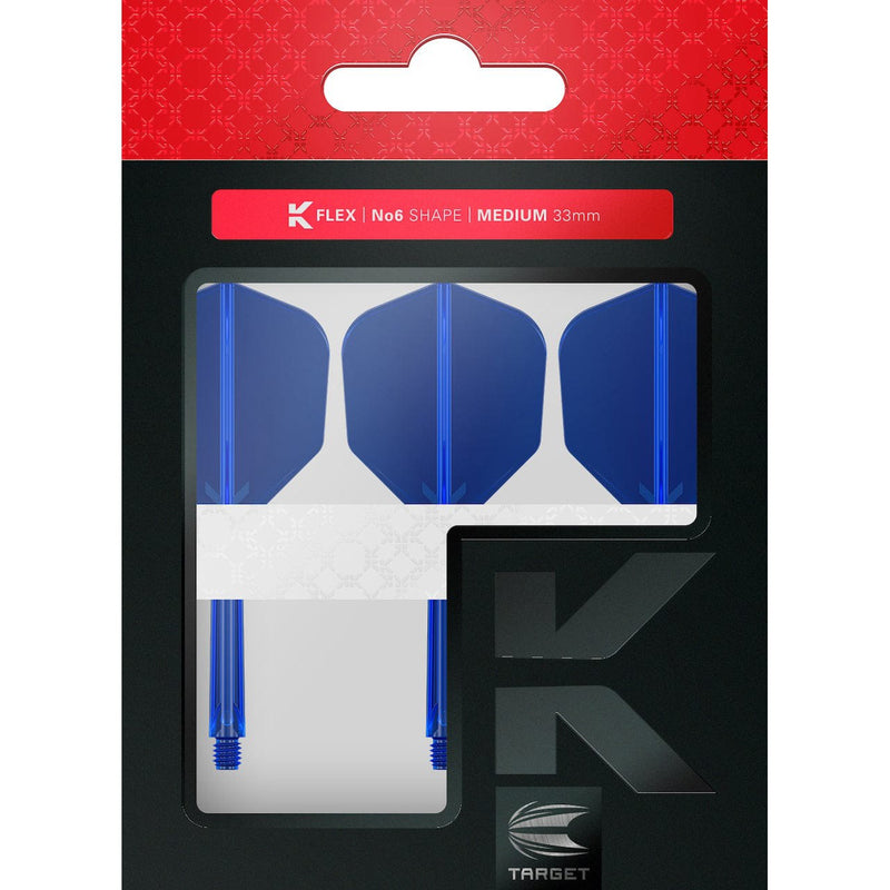 K-FLEX No.6 Shape Blue - DreamDarts Dartshop