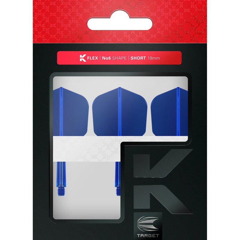 K-FLEX No.6 Shape Blue - DreamDarts Dartshop