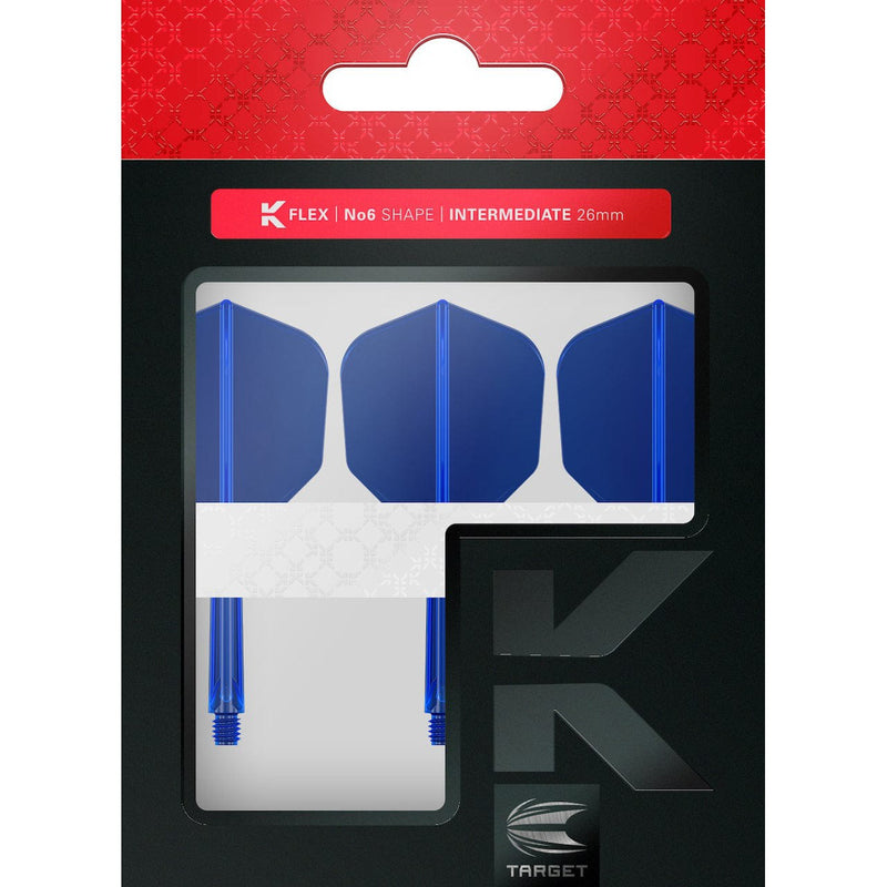 K-FLEX No.6 Shape Blue - DreamDarts Dartshop
