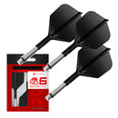 K-SHIFT BLACK NO.6 SHAPE - DreamDarts Dartshop