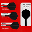 K-SHIFT BLACK NO.6 SHAPE - DreamDarts Dartshop