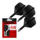 K-SHIFT BLACK NO.6 SHAPE - DreamDarts Dartshop