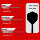 K-SHIFT CLEAR NO.6 SHAPE - DreamDarts Dartshop
