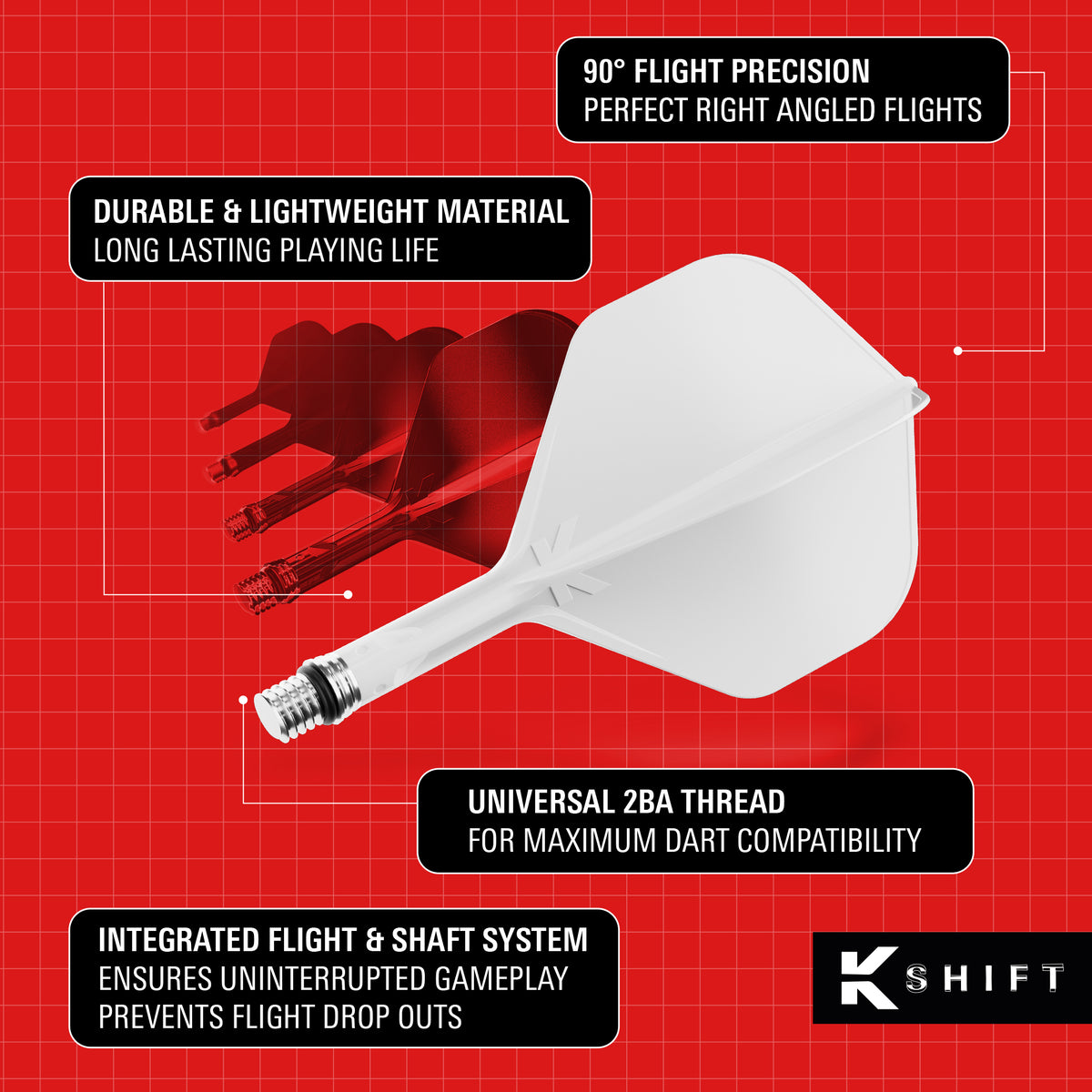 K-SHIFT WEISS NO.2 STANDARD - DreamDarts Dartshop