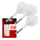 K-SHIFT WHITE NO.6 SHAPE - DreamDarts Dartshop