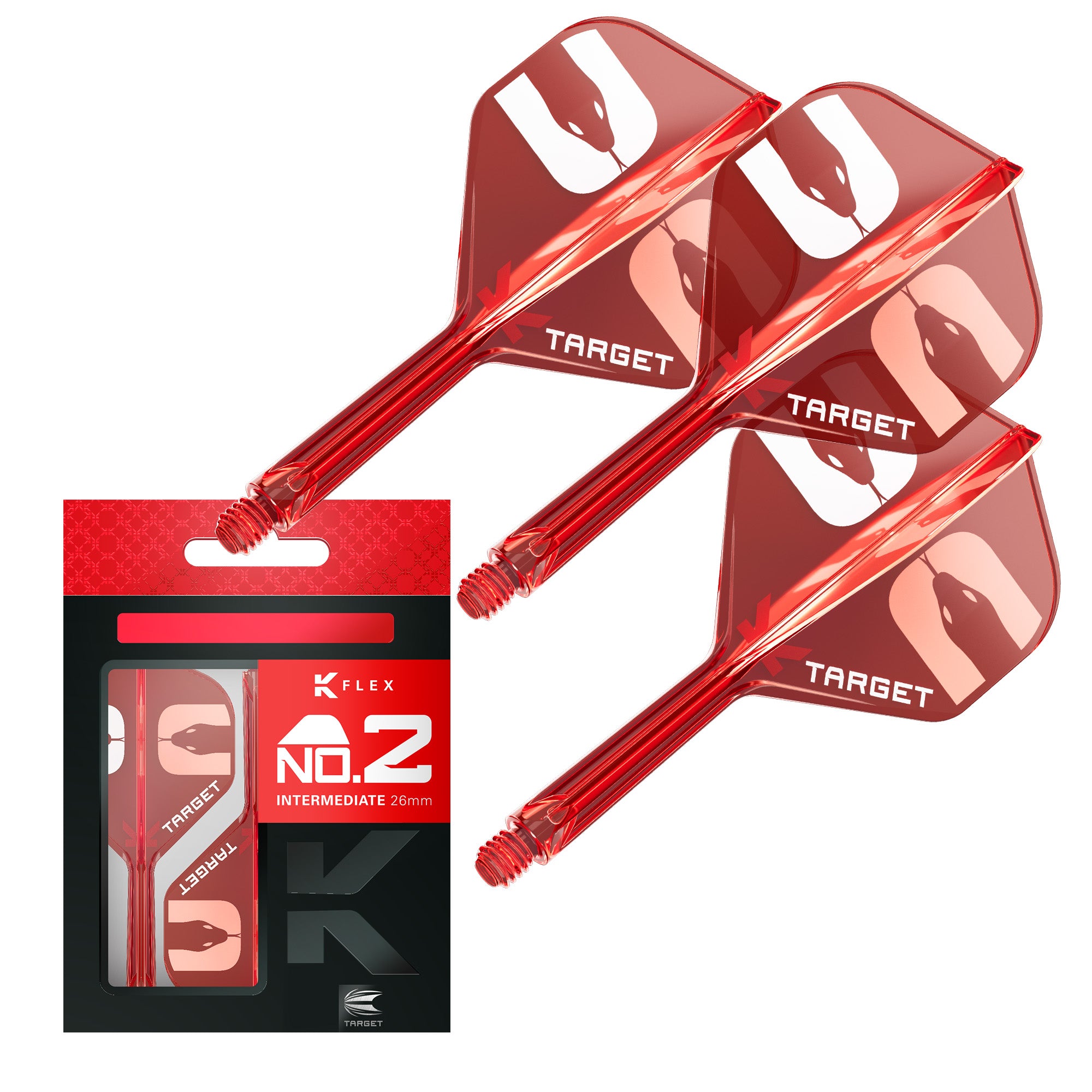 Nathan Aspinall K-Flex No.2 Rot transparent - DreamDarts Dartshop