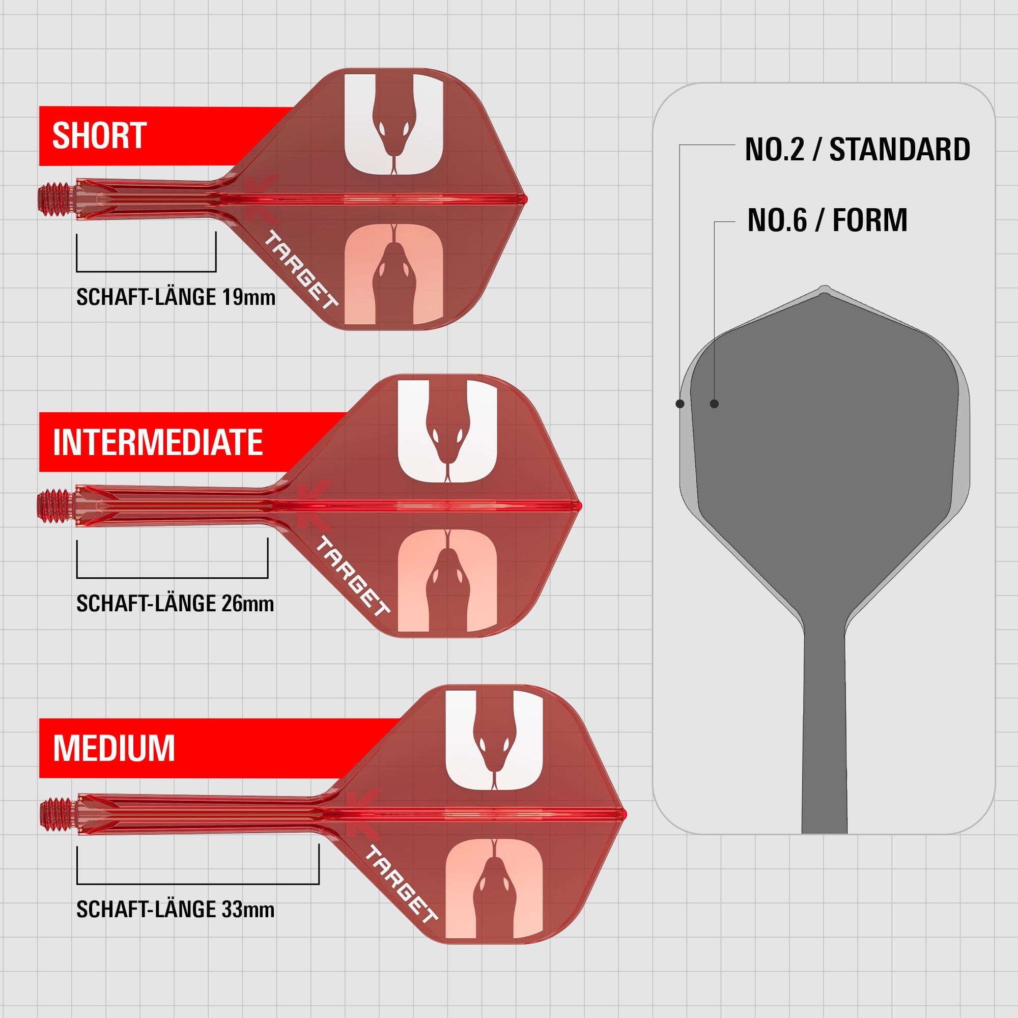 Nathan Aspinall K-Flex No.2 Rot transparent - DreamDarts Dartshop