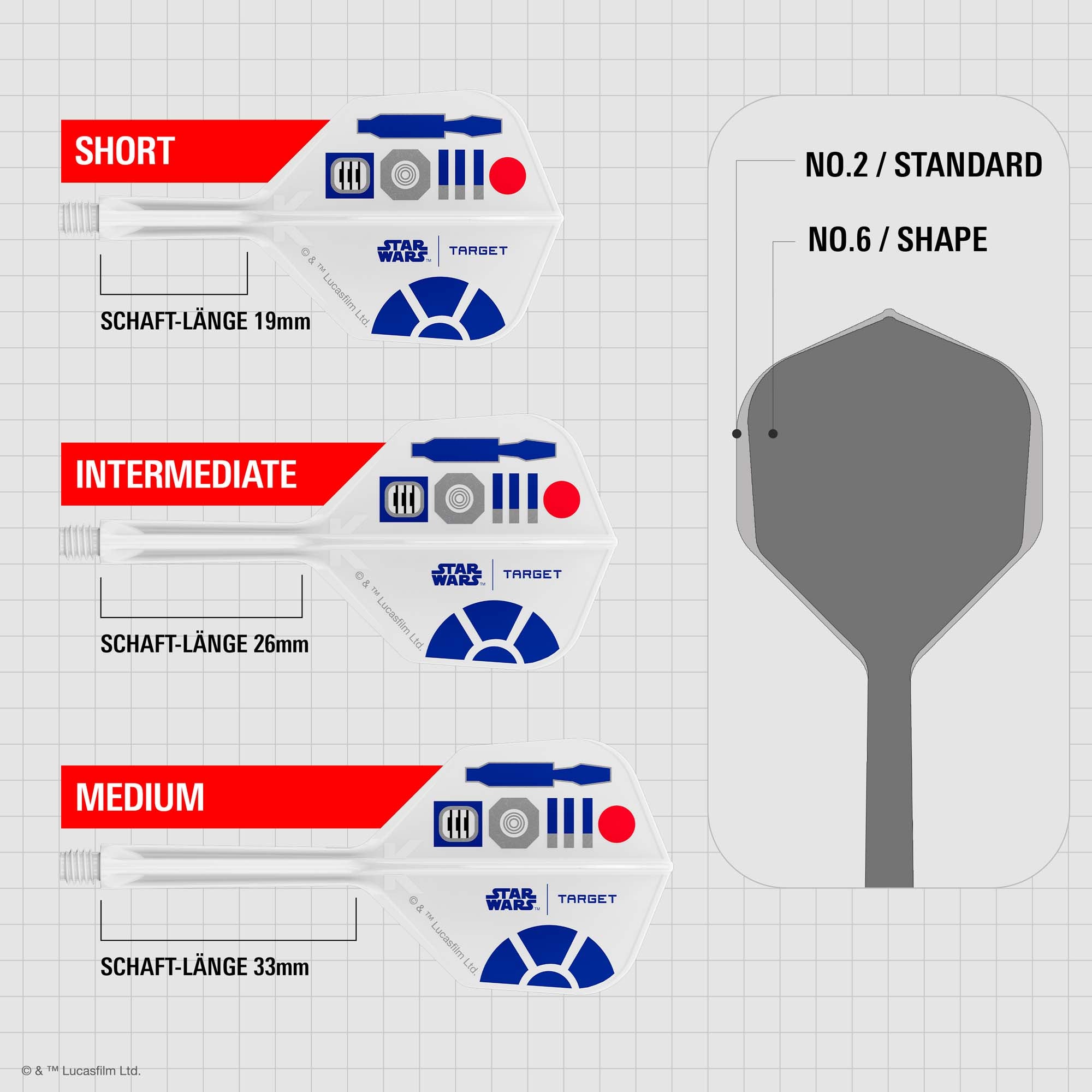 R2D2 K-FLEX No. 2 Standard - DreamDarts Dartshop