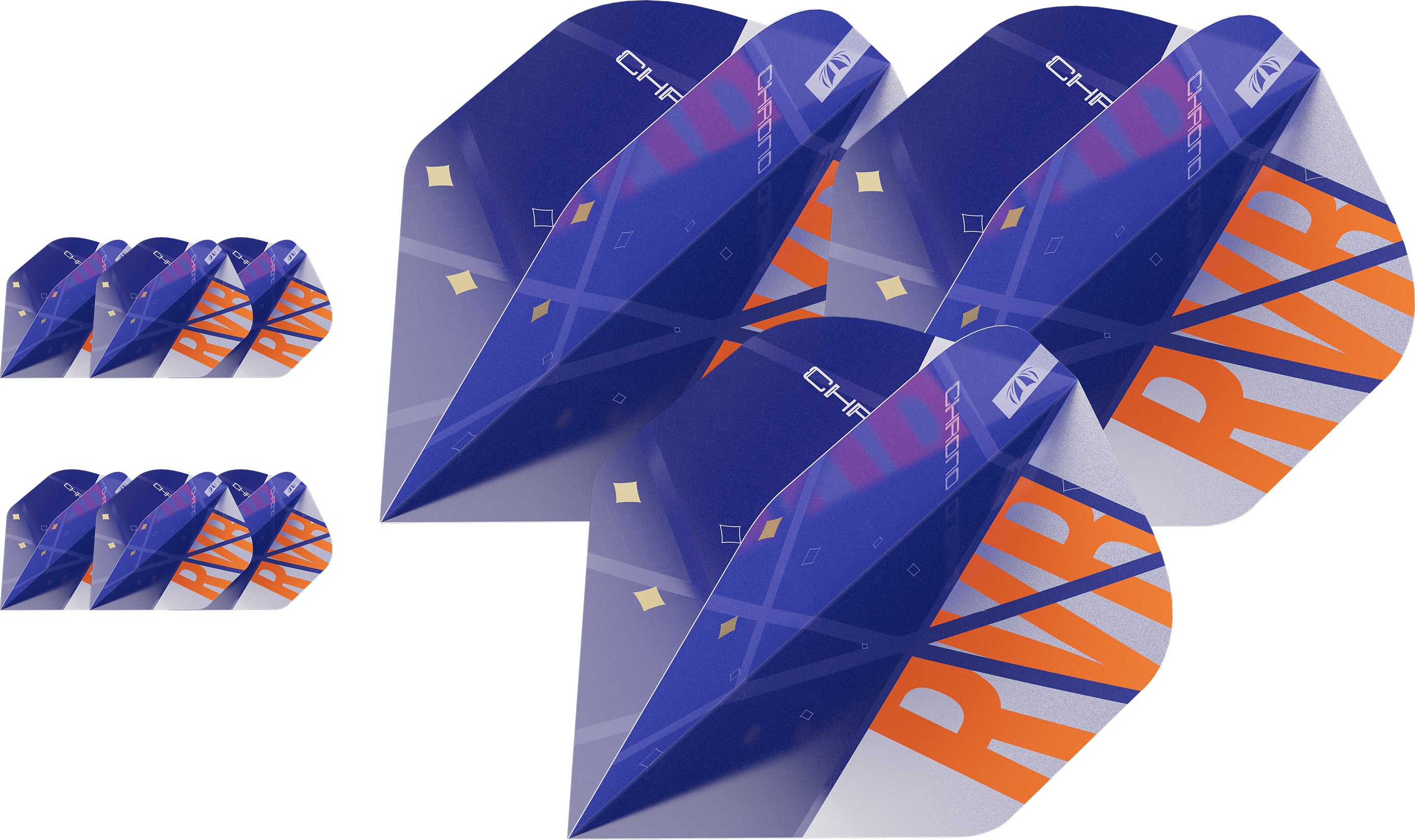 RvB CHRONO PRO ULTRA NO.2 Set of 3x3 FLIGHTS - DreamDarts Dartshop
