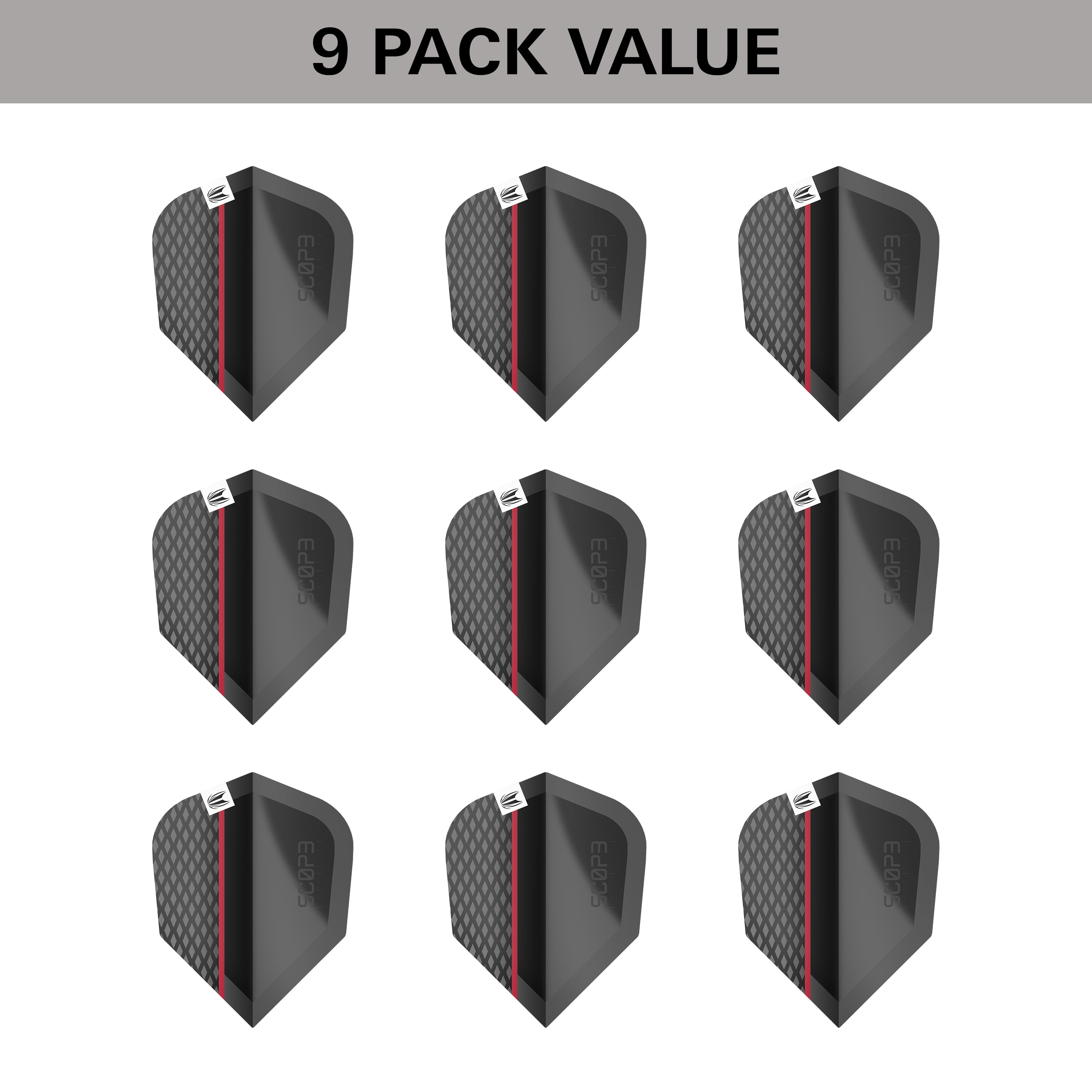 SCOPE PRO ULTRA NO.6 SET OF 3x3 FLIGHTS - DreamDarts Dartshop