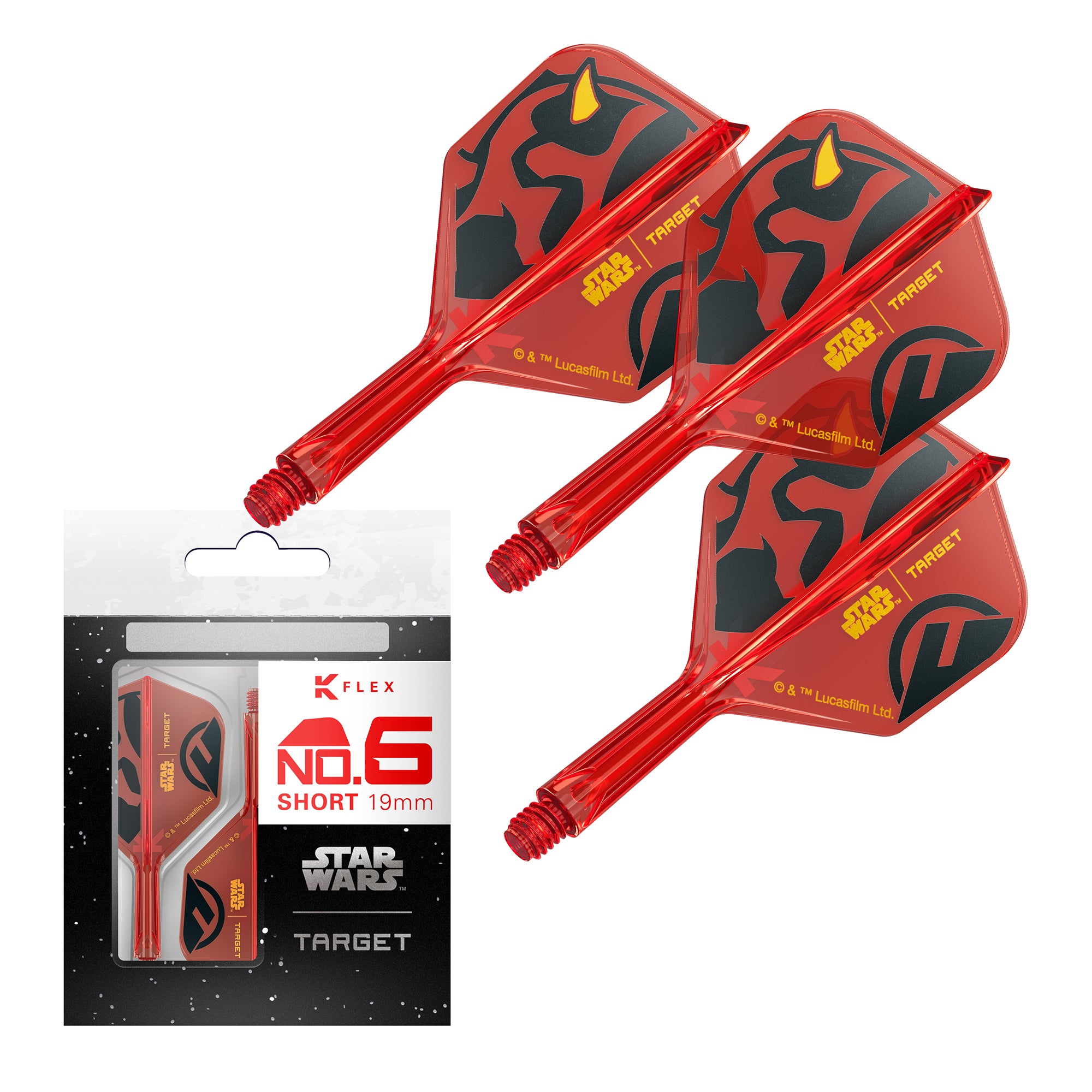 DARTH MAUL K-FLEX No. 6 Shape - DreamDarts Dartshop