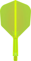 K-FLEX No.6 SMALL NEON YELLOW - DreamDarts Dartshop