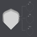 Target TAG Black & Yellow Flights x 3 Sets Flights - DreamDarts Dartshop