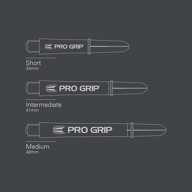 Target Pro Grip Shafts 3 Sets - Black - DreamDarts Dartshop