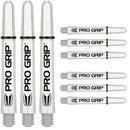 Target Pro Grip Shafts 3 Sets - White - DreamDarts Dartshop
