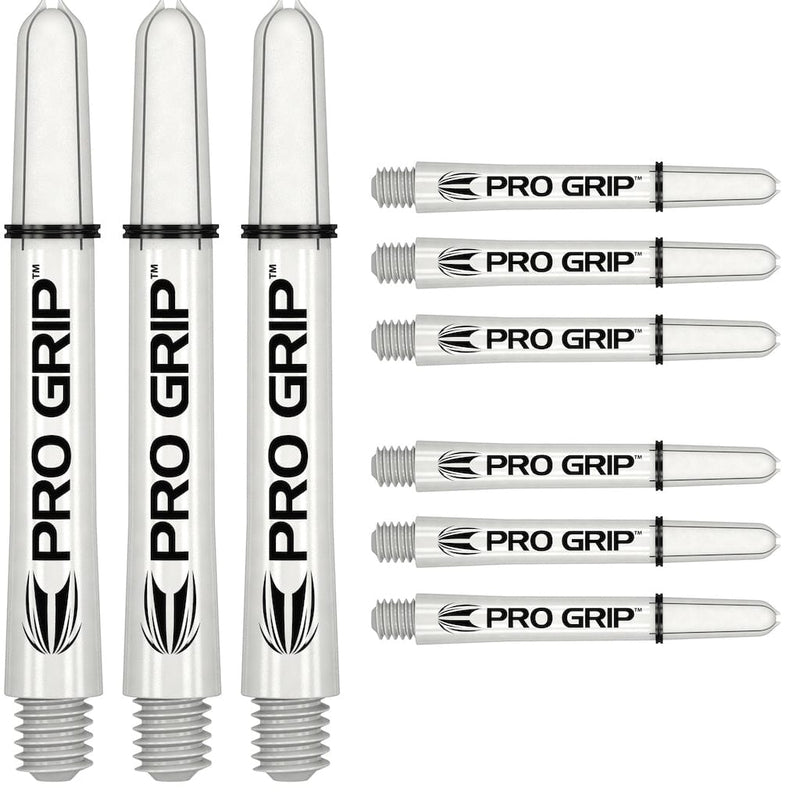 Target Pro Grip Shafts 3 Sets - White - DreamDarts Dartshop