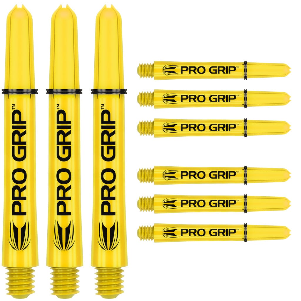 Target Pro Grip Shafts 3 Sets - Yellow - DreamDarts Dartshop