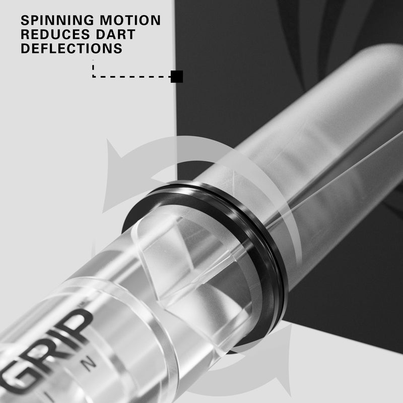 Target Pro Grip SPIN Shafts 3 Sets - Clear - DreamDarts Dartshop