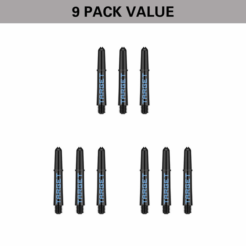 Target Pro Grip TAG Shafts 3 Sets - Black & Blue - DreamDarts Dartshop