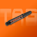 Target Pro Grip TAG Shafts 3 Sets - Black & Orange - DreamDarts Dartshop