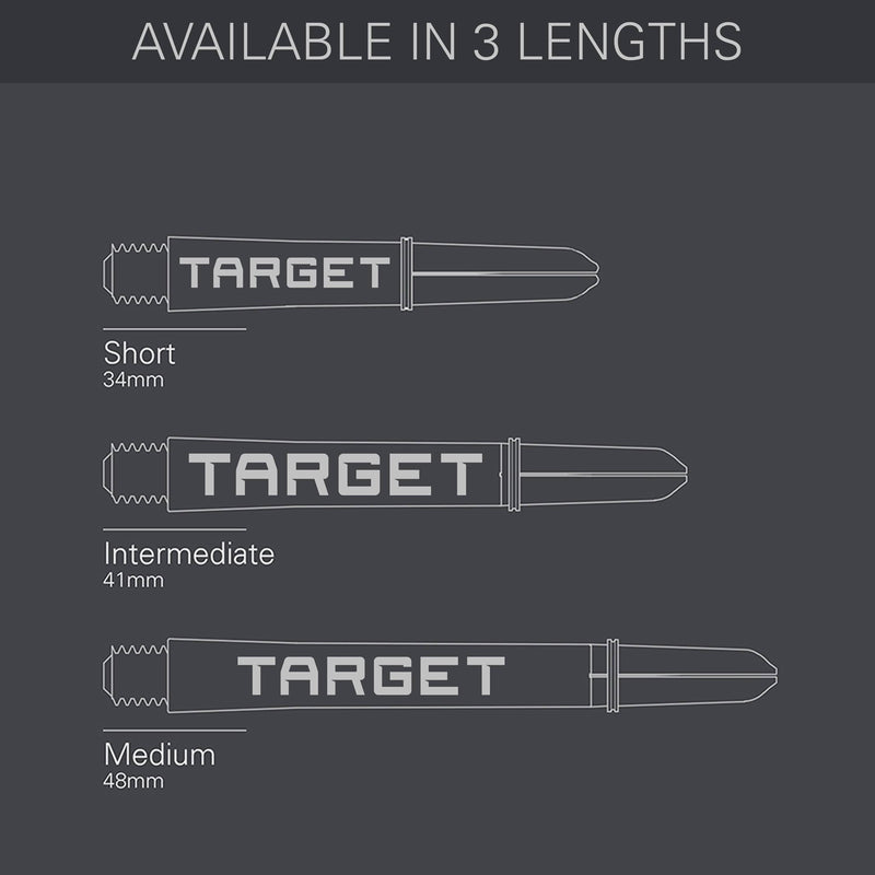 Target Pro Grip TAG Shafts 3 Sets - Red & Black - DreamDarts Dartshop