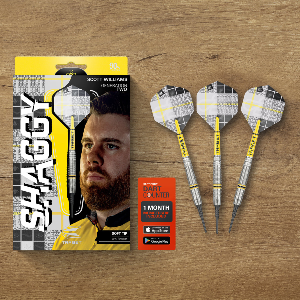 Scott "Shaggy" Williams G2 90% Softdarts - DreamDarts Dartshop