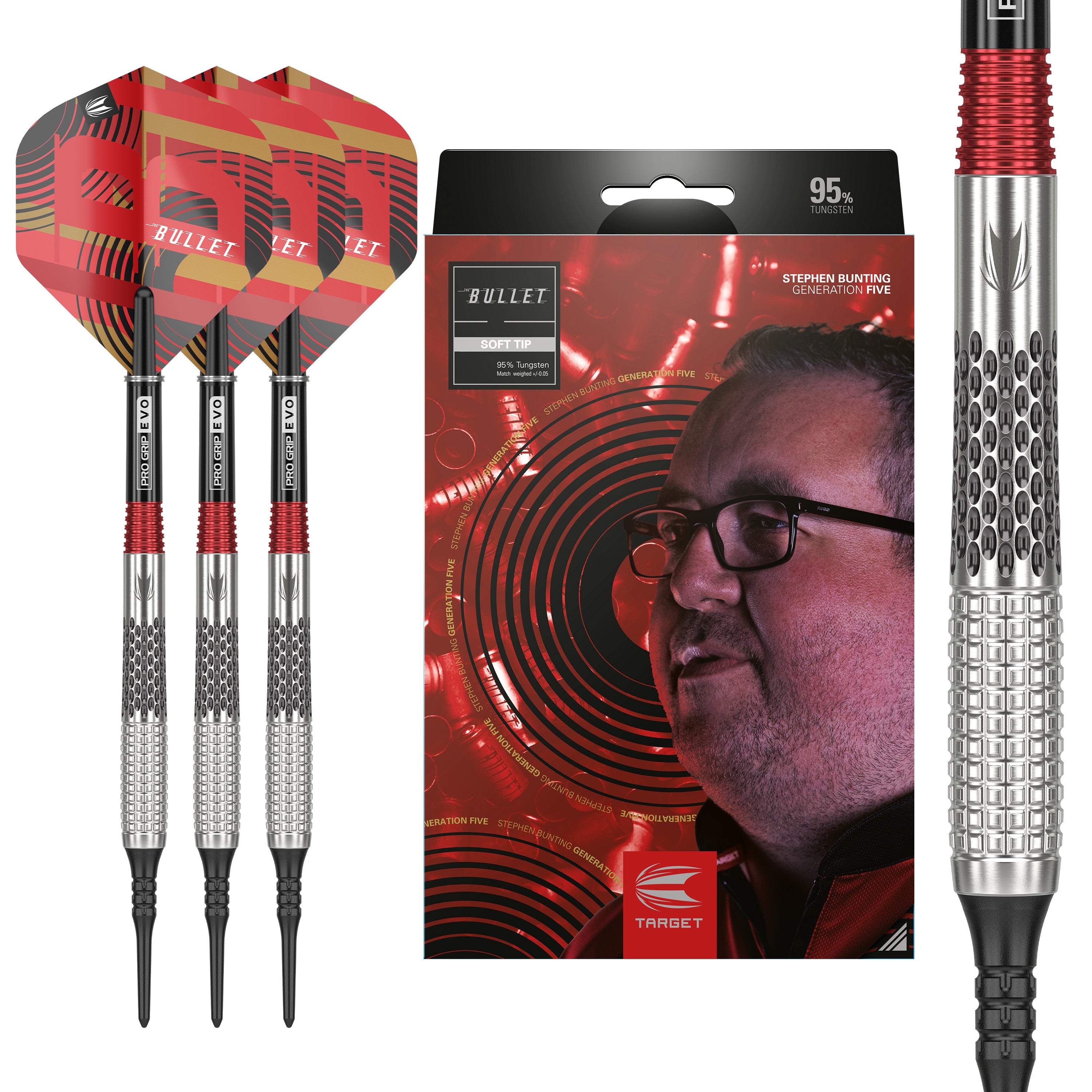 Stephen Bunting Gen 5 95% Softdarts - DreamDarts Dartshop