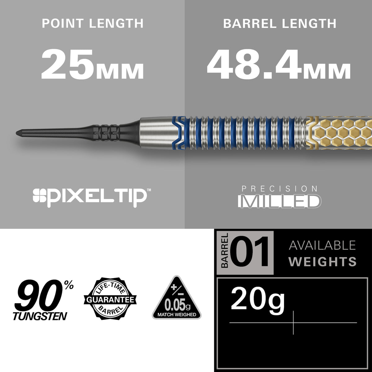 JOSH ROCK G1 SP SOFT TIP DARTS 2025 - DreamDarts Dartshop
