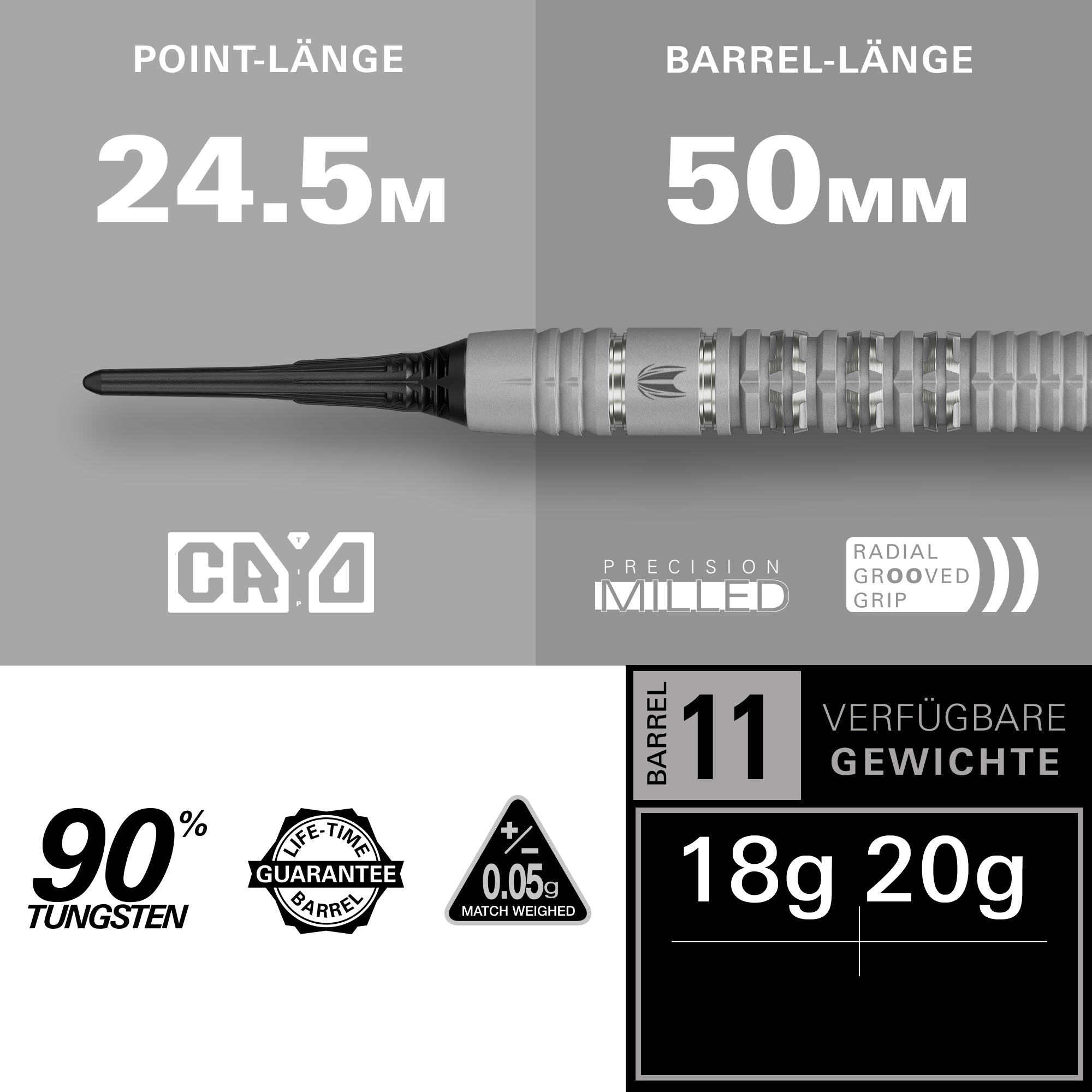 CRYO 11 90% SOFT TIP DARTS 2025 - DreamDarts Dartshop