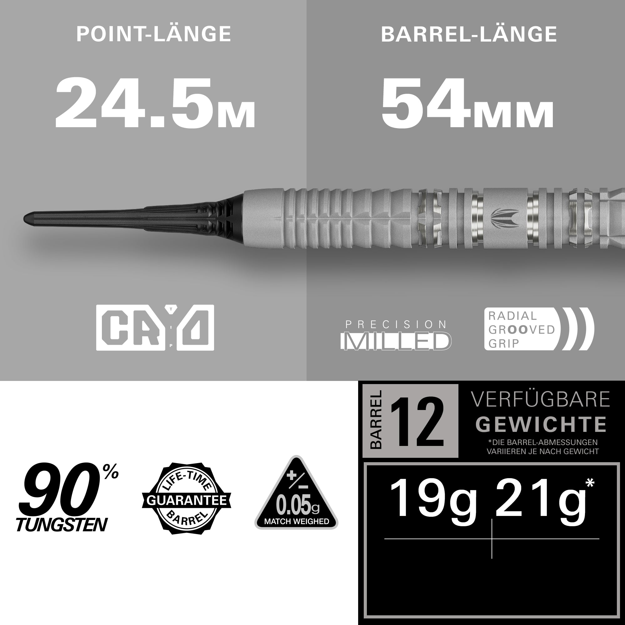 CRYO 12 90% SOFT TIP DARTS 2025 - DreamDarts Dartshop
