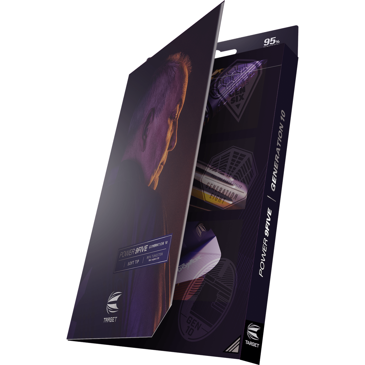 Phil Taylor Power 9FIVE G10 95% Softdarts - DreamDarts Dartshop