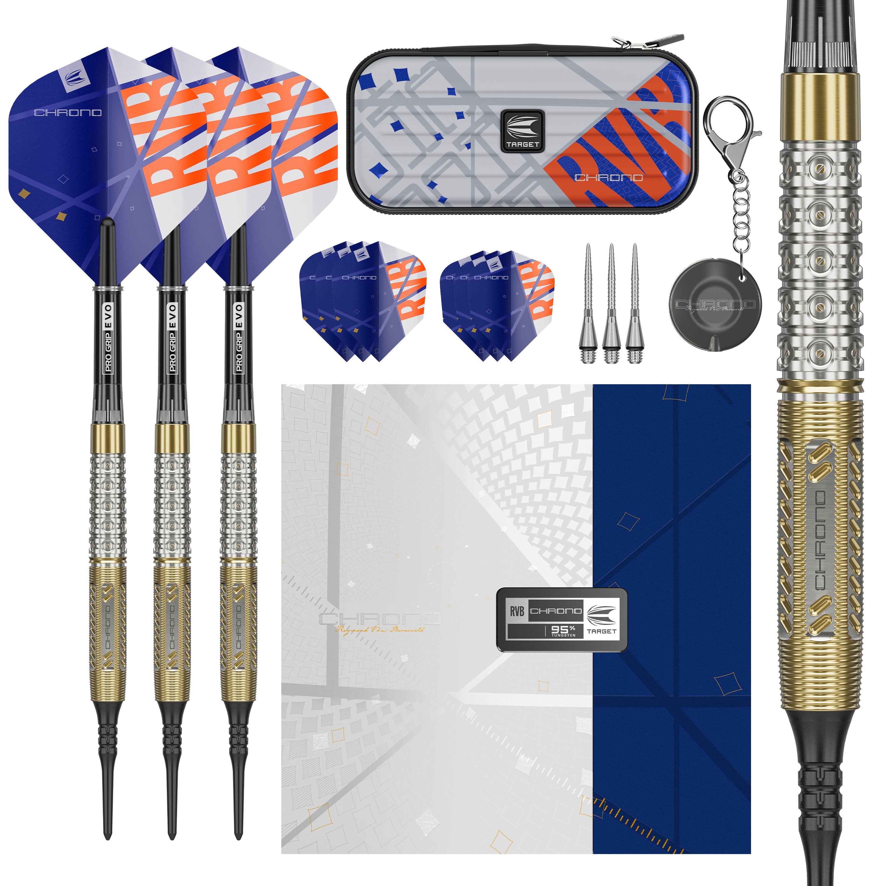 RAYMOND VAN BARNEVELD CHRONO 95% SOFT TIP DARTS - DreamDarts Dartshop
