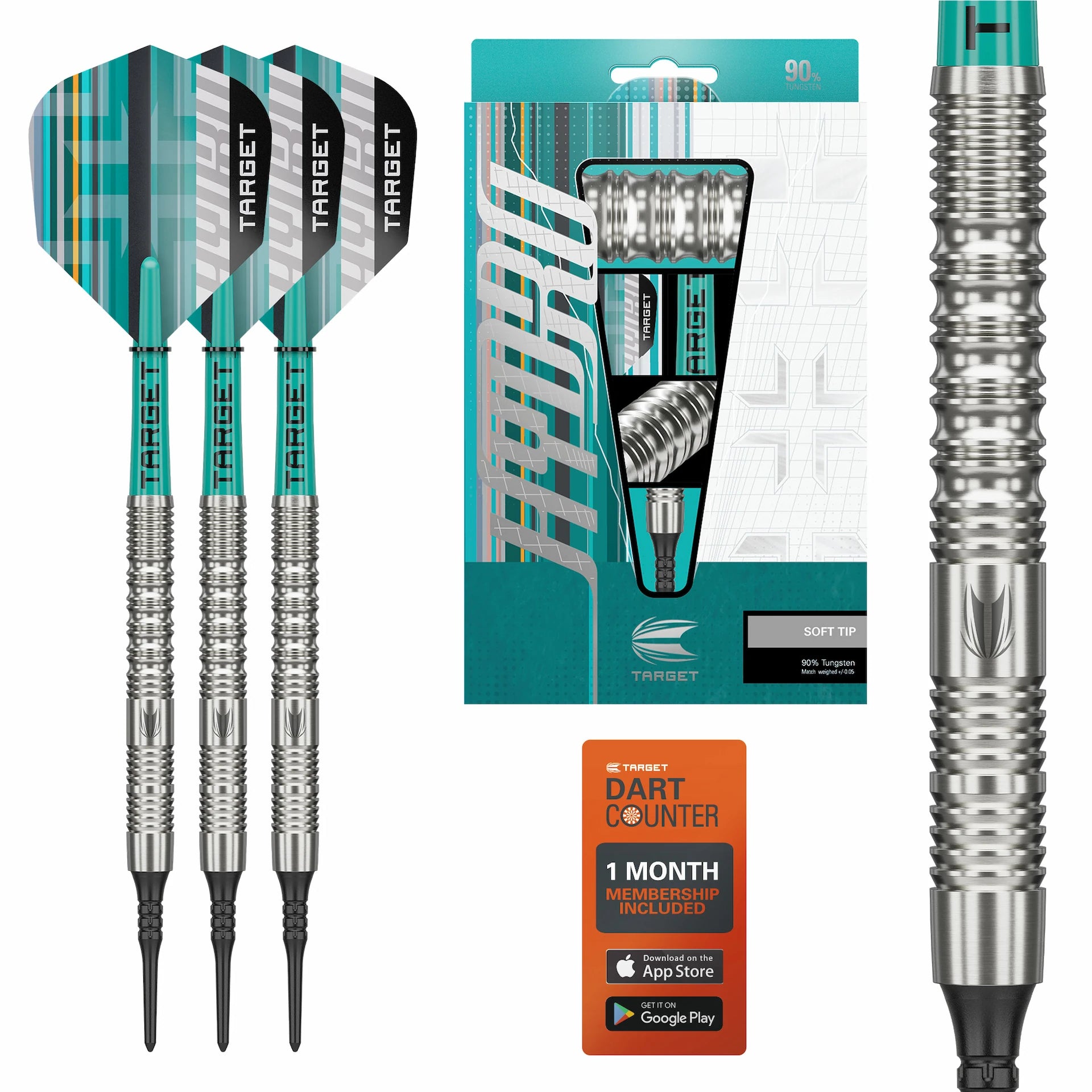 Target Hydro 12 90 % Softdarts - DreamDarts Dartshop